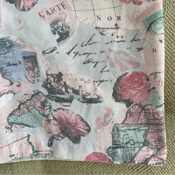 Vintage 80s Early 90s Cherokee High Rise Denim Jean Shorts 9 XS S 9” Inseam - Picture 3 of 12